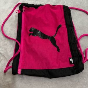 Puma Vibrant Pink and Black Bag